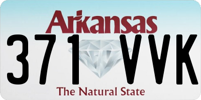 AR license plate 371VVK