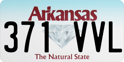 AR license plate 371VVL
