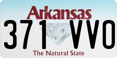 AR license plate 371VVO