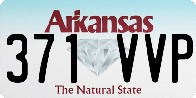 AR license plate 371VVP
