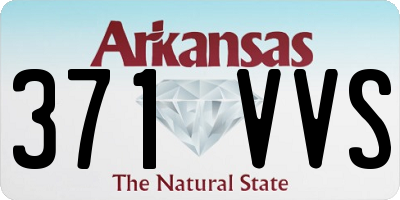 AR license plate 371VVS