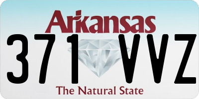 AR license plate 371VVZ