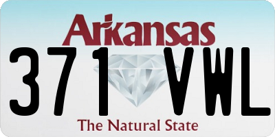 AR license plate 371VWL