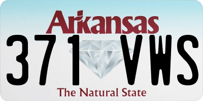 AR license plate 371VWS