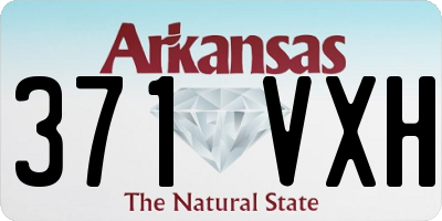 AR license plate 371VXH
