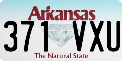 AR license plate 371VXU