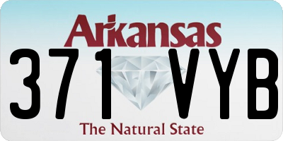 AR license plate 371VYB