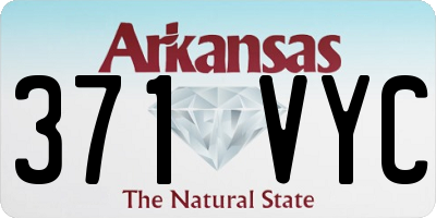 AR license plate 371VYC