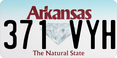 AR license plate 371VYH