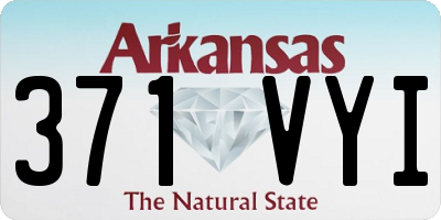 AR license plate 371VYI