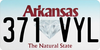 AR license plate 371VYL