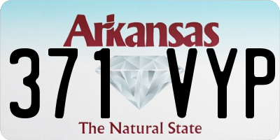 AR license plate 371VYP