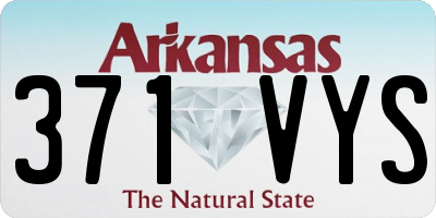 AR license plate 371VYS