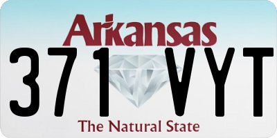 AR license plate 371VYT