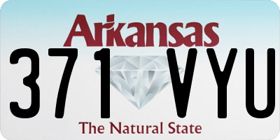 AR license plate 371VYU