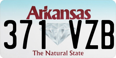 AR license plate 371VZB
