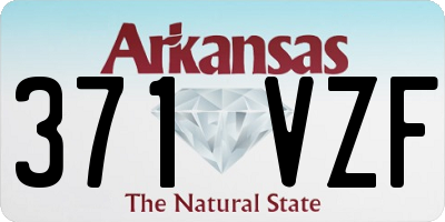 AR license plate 371VZF