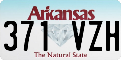 AR license plate 371VZH