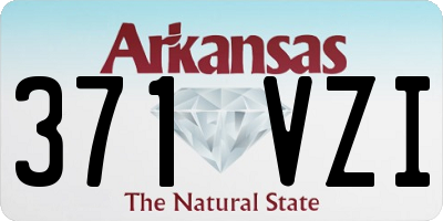 AR license plate 371VZI