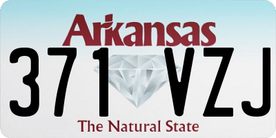 AR license plate 371VZJ