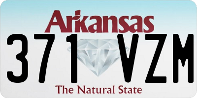AR license plate 371VZM