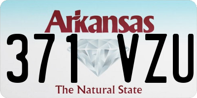 AR license plate 371VZU