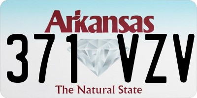 AR license plate 371VZV