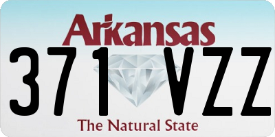 AR license plate 371VZZ
