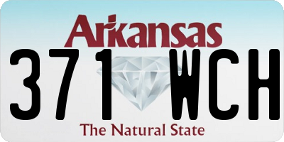 AR license plate 371WCH