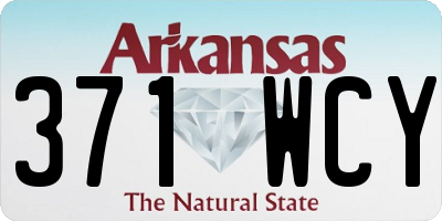 AR license plate 371WCY