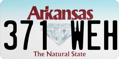 AR license plate 371WEH