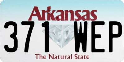 AR license plate 371WEP