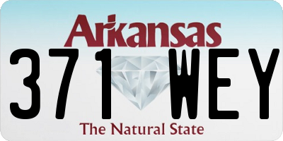 AR license plate 371WEY