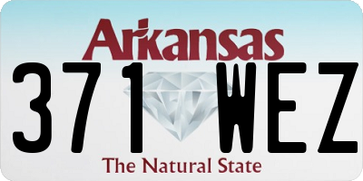 AR license plate 371WEZ