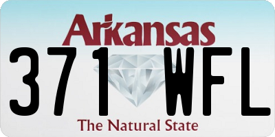 AR license plate 371WFL