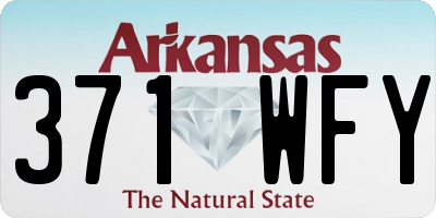 AR license plate 371WFY