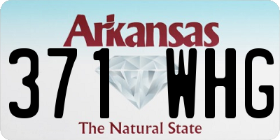 AR license plate 371WHG