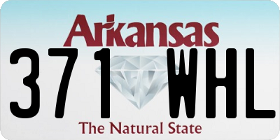 AR license plate 371WHL
