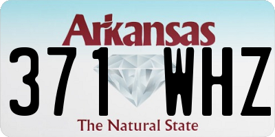AR license plate 371WHZ