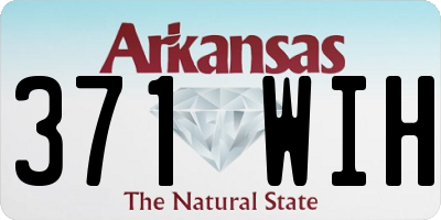 AR license plate 371WIH