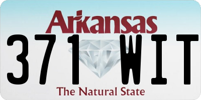AR license plate 371WIT