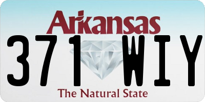 AR license plate 371WIY