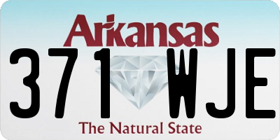AR license plate 371WJE