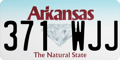 AR license plate 371WJJ