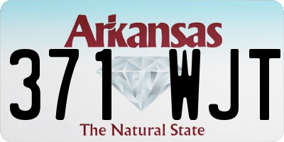 AR license plate 371WJT