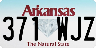 AR license plate 371WJZ