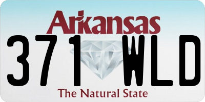 AR license plate 371WLD