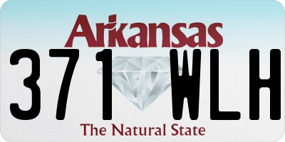 AR license plate 371WLH