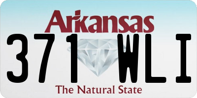 AR license plate 371WLI