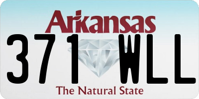 AR license plate 371WLL